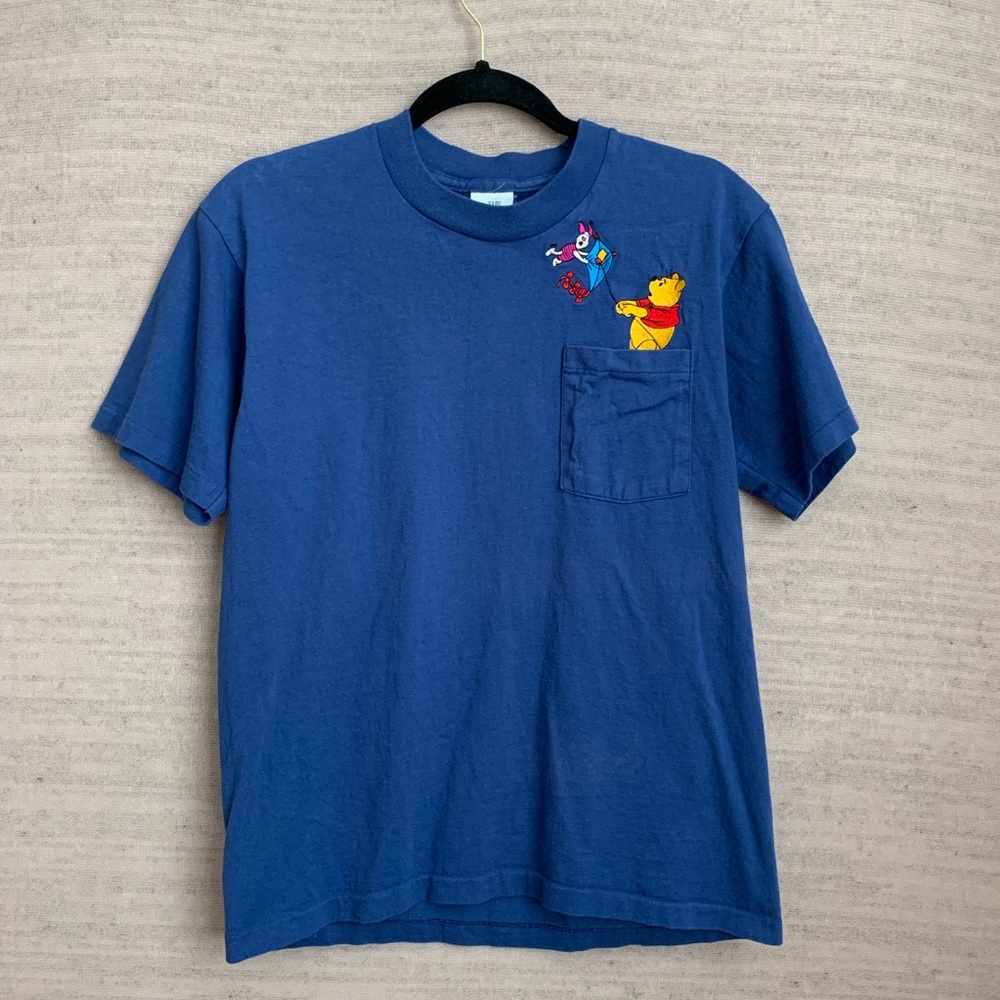 VTG 90's Disney Winnie The Pooh Pocket Tee